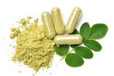 Moringa Magic-Leaf powder-coated pill