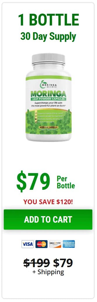 1 Bottle Moringa Magic - 30 days supply